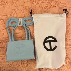 Brand new never used Telfar Pool blue comes with bag